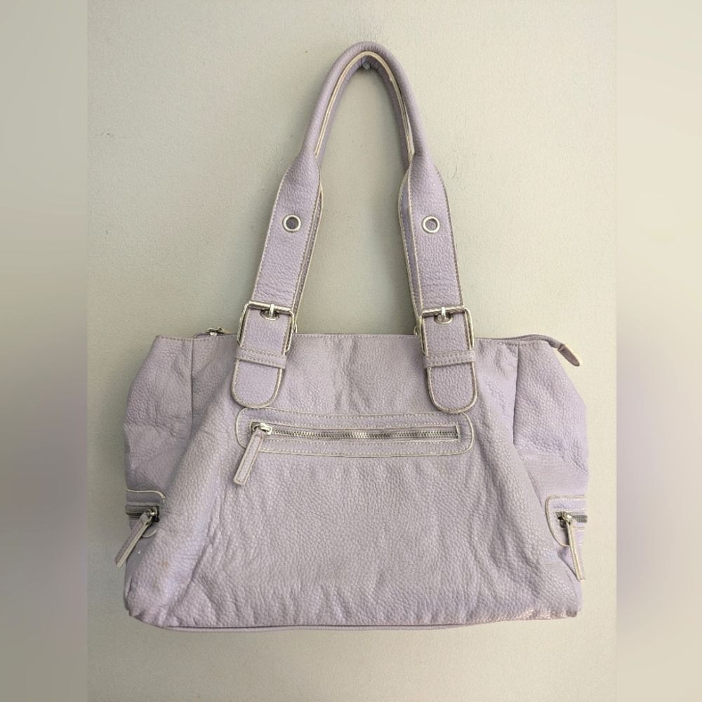 Barneys Vintage Lavender Purple Handbag Purse